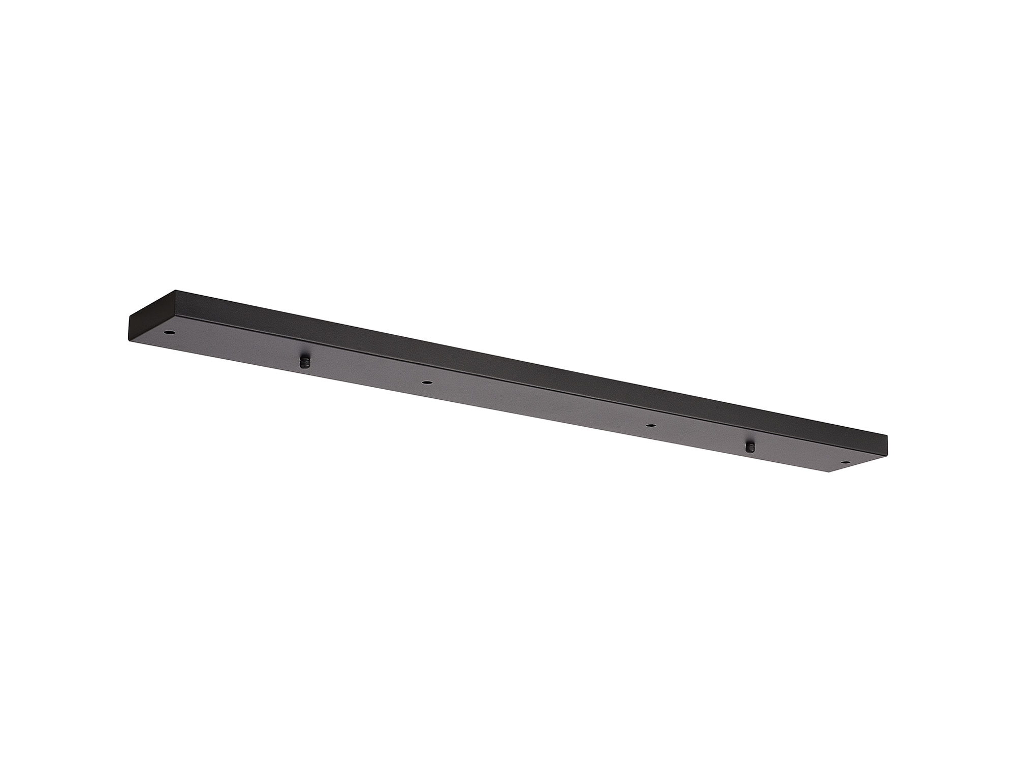 D0833BL  Hayes 4 Hole 900 x 100mm Linear Ceiling Plate Satin Black